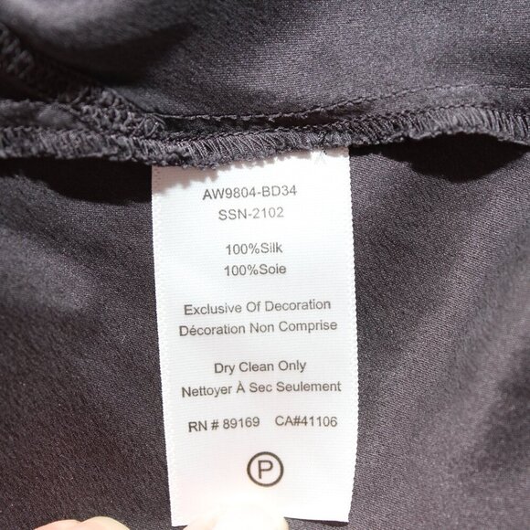 ATM Anthony Thomas Melillo Dip Dye Silk Charmeuse Maxi Skirt Rose Black Size Med - Picture 6 of 9